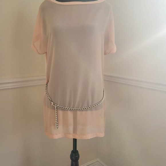 Edit by Jeanne Beker Tunic, Light Peach, Size S - Picture 6 of 7